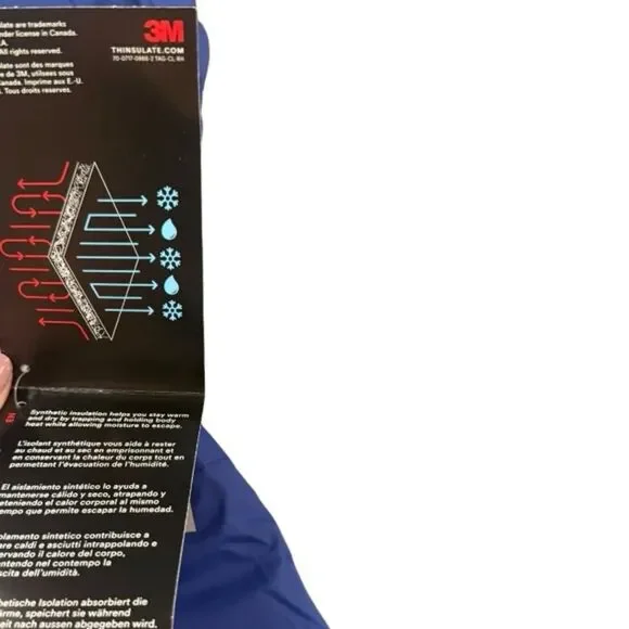 LL Bean Cold Buster Infant Snowsuit 12–18M Purple Blue NWT Thinsulate - Picture 5 of 7